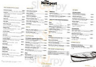 The Newport Marina menu