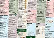 Gioia menu