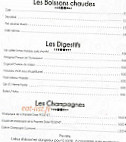 Le Château Pornic menu