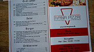 Ivana Pizza menu