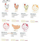 Mon Petit Poulet menu