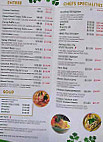 Coriander Thai Cuisine menu