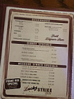 Mills Lanes Lucky Strike menu