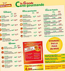 Pizza Mania menu