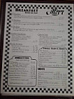 Cafe 77 menu