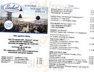 Strandcafe Seelust menu