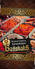 Badshahs Indische menu