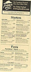 Smooky Bear's Pizza menu