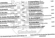 Bürgerhaus menu