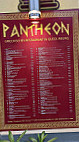 Pantheon menu