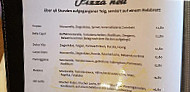 Cave Pizzeria menu