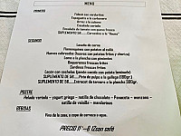 El Meson menu