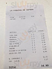 La Esquina de Sopranis menu