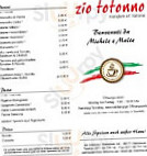 Zio Totonno menu