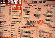 Le Huaca menu