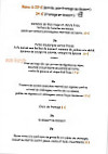 Notes De Saveurs menu