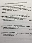 Johnnykellyville Beach And Grill menu