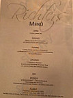 Richters Restaurant menu