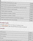 Hostellerie des Monts Jura menu