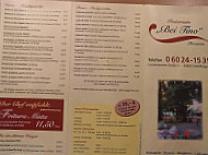 Pizzeria Bei Tino 2.0 menu