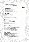 Autour De La Table menu