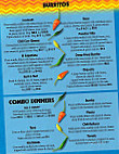 Mexicali Blues menu