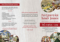 Imbiß und Heuhotel Bauer Jensen Inh. Peter H. Jensen menu