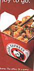 Panda Express menu