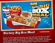 Kfc Kentucky Fried Chicken menu