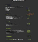 Geraldinette menu