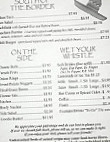 Antelope Creek Cafe menu