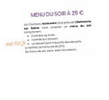 Les Coulisses menu