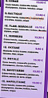 Chez Mozzart Est La menu