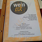Weineck menu