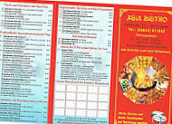 Asia-Bistro menu