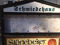 Schmiedehaus menu