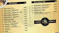 Fatih menu