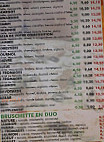 Pizza Napoli menu