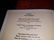 Bautzener Senfstube menu