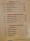 J And J Chinese Cafe menu