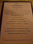 La Capazza Zona Franca menu