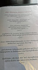 Restaurant Seestern menu