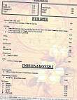 Wild Coyote Saloon menu