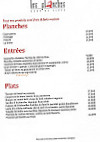 Les Planches menu