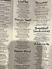 Omelette Factory menu