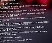Cyrille Billot menu