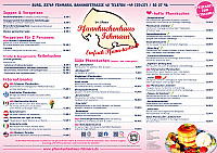 Pfannkuchenhaus menu
