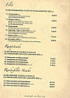 Restaurant Olympia menu
