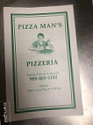 Pizza Man menu
