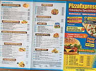 Pizzaexpress menu